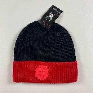 NEW Spyder Color Block Beanie Hat Cap Toque Men's One Size Ski Winter